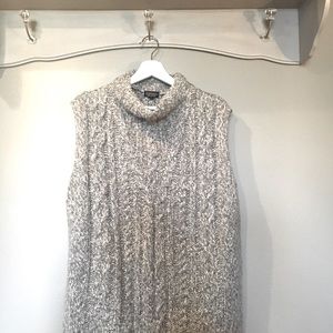 Topshop Cable Knit Sweater Vest